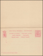 Luxemburg Postkarte P 52II Allegorie Doppelkarte 10/10 C., 139x90, Ungebraucht - Altri & Non Classificati
