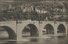 Ansichtskarte Feldpost Schloss Heidelberg Und Alte Neckarbrücke, 30.3.1915 - Ocupación 1914 – 18