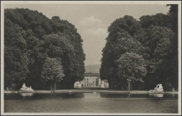 Ansichtskarte Schwetzingen: Schloß Und Schloßgarten, Schwetzingen 17.4.38 - Autres & Non Classés