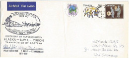 ALASKA N.W.T. YUKON 1979/80 Polar Expedition By Gallei & Tangermann - Sledge Dogteam - Canada Dawson City 23apr80 - Expéditions Arctiques