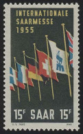 Saarland 359 Saarmesse Saarbrücken 1955, ** - Unused Stamps