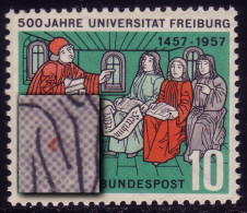 256 Uni Freiburg, PLF Roter Haken Am Knie, Feld 40 ** - Errors & Oddities