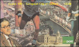 Irland-Markenheftchen 17 Dublin 1991 - Kulturstadt Europas, ** Postfrisch - Cuadernillos