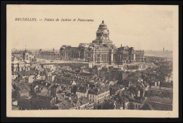 AK Palais De Justice & Panorama BRUXELLES /Brüssel Kriegslazarett 3, 16.4.1917 - Autres & Non Classés