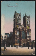 AK London Westminster Abbey, Karte MBCP Bruxelles /Belgien FELDPOST 19.4.1918 - Autres & Non Classés