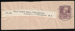 Österreich Streifband S 8 Vorausentwertung D.Ö.A.V. WIEN Mitte Oktober 1912 - Autres & Non Classés