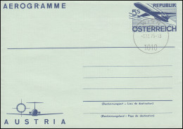 Österreich LF 16 Flugzeug 5 Schilling 1975, Ersttagsstempel WIEN 3.12.75 - Autres & Non Classés