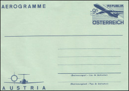 Österreich LF 19 Flugzeug 9 Schilling 1982, ** Postfrich - Sonstige & Ohne Zuordnung