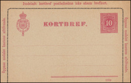 Schweden Kartenbrief K 8 KORTBREF Ziffer 10 Öre Druckdatum 1209, ** Postfrisch - Enteros Postales
