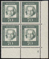 358b Bedeutende Deutsche 70 Pf ** Beethoven Vbl FN4 - Unused Stamps