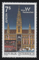 2254 Europa: Nationale Feste & Feiertage, Wiener Festwochen, 7 S, Postfrisch ** - Neufs