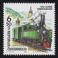 2255 Eisenbahnen Ybbstalbahn Dampflok Reihe Yv , Waldhofen A.d.Ybbs, 6.50 S ** - Ungebraucht