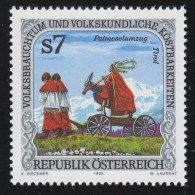 2249 Volksbrauchtum & Kostbarkeiten: Palmeselprozession Thaur, 7 S Postfrisch ** - Unused Stamps