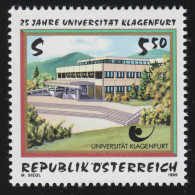 2171 25 Jahre Universität Klagenfurt, Universitätsgebäude, 5.50 S, Postfrisch ** - Ungebraucht