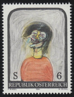 2140 Moderne Kunst In Österreich(XX), Kopf, Gemälde Franz Ringel, 6 S ** - Neufs