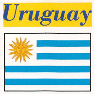 Flag Chromo -  Uruguay - 5 X 5 Cm - Sonstige & Ohne Zuordnung