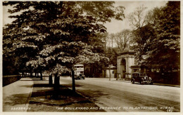 LANCS - WIGAN - THE BOULEVARD AND ENTRANCE TO PLANTATIONS RP  La4388 - Otros & Sin Clasificación