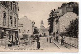 Carte Postale Ancienne Tessé La Madeleine - La Grande Rue - Autres & Non Classés
