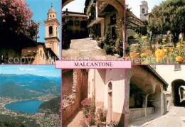 13653532 Malcantone Ticino Kirche Park Fliegeraufnahme Innenhof Malcantone Ticin - Sonstige & Ohne Zuordnung