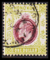 1903. HONG KONG. Edward VII ONE DOLLAR.  (Michel 71) - JF545437 - Unused Stamps