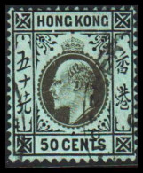 1907-1911. HONG KONG. Edward VII 50 CENTS.  (Michel 96) - JF545442 - Nuovi