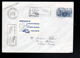 EXPO INTERNATIONALE FERPHILEX PARIS 1987 - Commemorative Postmarks