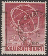 Berlin: 1950, Mi. Nr. 71, 20 Pfg. Eröffnung Der Deutschen Industrie- Ausstellung, Marshallplan.  Gestpl./used - Gebruikt
