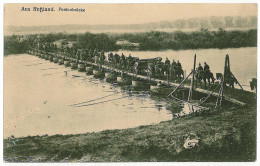 RUS 57 - 5061 Russian Army On The Pontoon, Russia - Old Postcard - Used - 1916 - Rusia