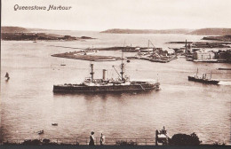 1920. EIRE. Post Card. Queenstown Harbour. Warship. Issued By VALENTINE'S SERIES, Dublin. Queenstown Was R... - JF545536 - Otros & Sin Clasificación