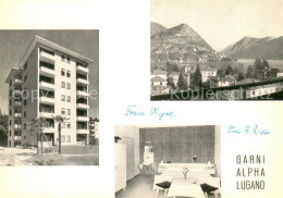 13648418 Lugano Lago Di Lugano Hotel Alpha Gaststube Lugano Lago Di Lugano - Sonstige & Ohne Zuordnung