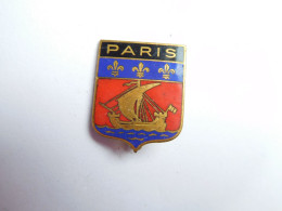 Belle Broche ( No Pin's ) , Blason De La Ville De Paris - Steden