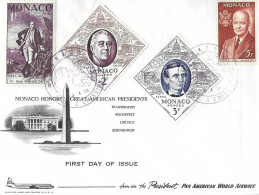 Postzegels > Europa > Monaco > 1950-1959 >brief Uit 1953 Met No. 538-538 (17011) - Covers & Documents