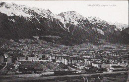 1924. ÖSTERREICH. Postkarte (Innsbruck Gegen Norden). To Sweden With 200 And 1600 KRONEN Dat... (Michel 394+) - JF545543 - Brieven En Documenten