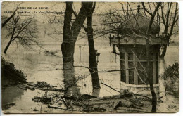 CPA 9 X 14  PARIS Crue De La Seine  Le Pont Neuf  Le Vert Galant Inondé    Inondations - Inondations De 1910