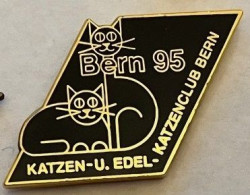 CHAT - CAT - KATZE - GATTO - KATZEN - U.EDEL - CLUB BERN - 1995 - CLUB DE CHATS BERNE - SUISSE - SCHWEIZ - N°612 - (34) - Animali