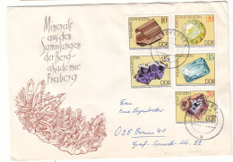 Minéraux - Allemagne - République Démocratique - Lettre De 1976 - Oblit Gardelegen - - Minerals