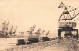 FRANCE - Rouen - Avant Port  Maritime De Paris - Grands Portiques De Déchargement Pour Navires - Carte Postale Ancienne - Rouen