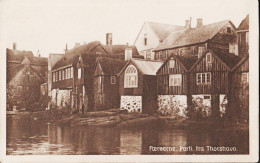 1930. FÆRØERNE. Fine Postcard: Færøerne. Parti Fra Thorshavn. Reverse: Sælges Til Fordel For Fonden Til Hj... - JF545565 - Faroe Islands