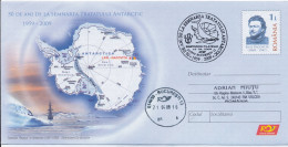 IP 2009 - 02a Antarctic Treaty - Stationery, Special Cancellation - Used - 2009 - Postal Stationery