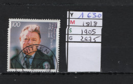 PRIX F. Obl 1650 YT 1818 MIC 1905 SCO 2675  GIB Franz Josef Strauss 1995 75/12 - Usados