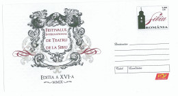 IP 2009 - 23 THEATRE Sibiu, Romania - Stationery - Unused - 2009 - Enteros Postales