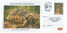 IP 2009 - 032a TURTLE & LYNX, Romania - Stationery, Special Cancellation - Used - 2009 - Entiers Postaux