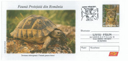 IP 2009 - 032b TURTLE & LYNX, Romania - Stationery, Special Cancellation - Used - 2009 - Entiers Postaux