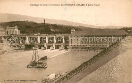 13640544 Chancy Barrage Et Usine Electrique De Pougny Chancy Chancy - Altri & Non Classificati