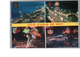 NICE 06 Et MONACO - Promenade Des Anglais Et Monaco La Nuit  - Nice La Nuit