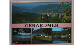 GERARDMER 88 - Multivue Vue Aerienne Fleur Le Lac  - Gerardmer