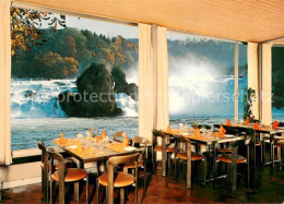 13637394 Neuhausen Rheinfall Schloessli Woerth Restaurant Blick Auf Den Wasserfa - Sonstige & Ohne Zuordnung