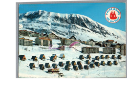 ALPE D'HUEZ 38 - Vue Partielle De La Station Et Le Massif Des Grandes Rousses Marmotte Ski été Hiver  1980 - Other & Unclassified