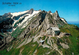 13637311 Ebenalp Berggasthof Schaefler Mit Saentis Appenzeller Alpen Ebenalp - Sonstige & Ohne Zuordnung