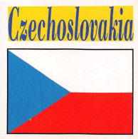 Flag Chromo -  Czechoslavakia . - 5 X 5 Cm - Otros & Sin Clasificación